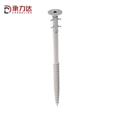 Tornillo de tierra ajustable para montaje solar
